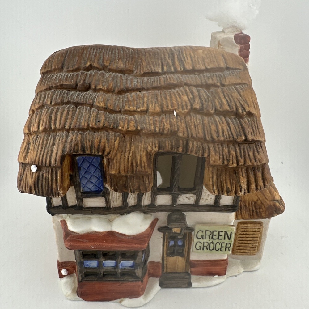Dept 56 Dickens' Village Green Grocer #65153 from 1984